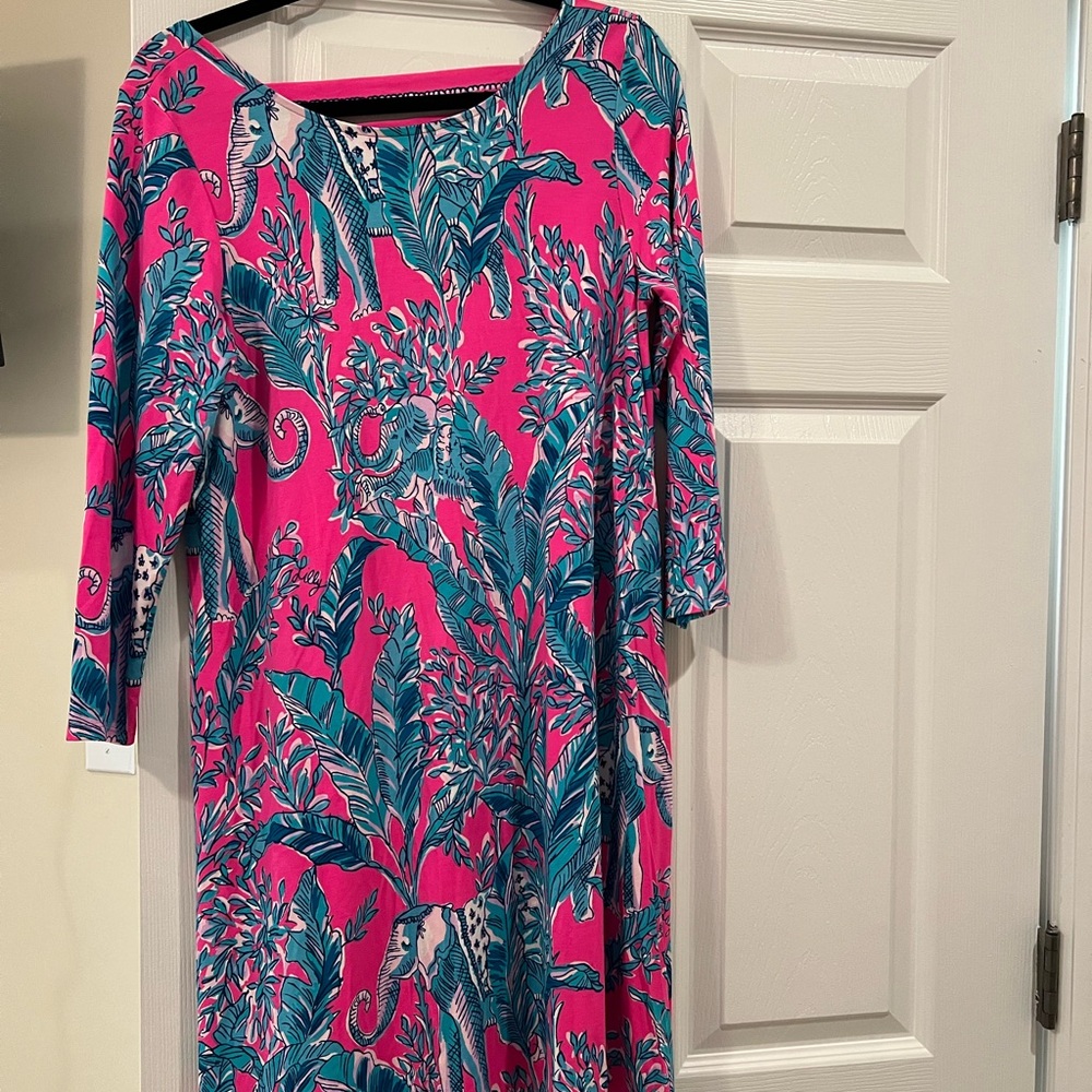Lilly Pulitzer Ophelia Dress Mandevilla Pink Talk Story to Me